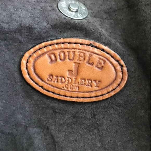 XL Western Style Leather Tote - Picture 4 of 5